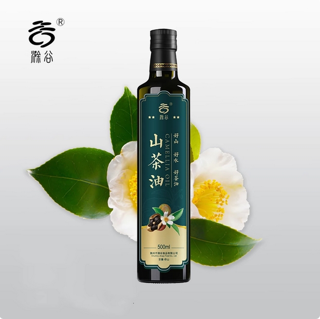 滁谷山茶油500ml*2瓶礼盒装油茶籽油家用植物食用油官方正品